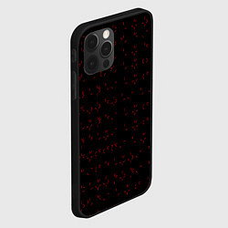 Чехол для iPhone 12 Pro Предатор Алфавит Z, цвет: 3D-черный — фото 2