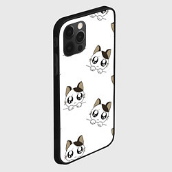 Чехол для iPhone 12 Pro Котята, цвет: 3D-черный — фото 2