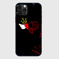 Чехол для iPhone 12 Pro Добро и зло, Payton Moormeier, цвет: 3D-черный