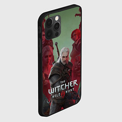 Чехол для iPhone 12 Pro The Witcher 5-летие, цвет: 3D-черный — фото 2