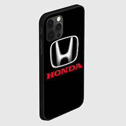 Чехол для iPhone 12 Pro HONDA, цвет: 3D-черный — фото 2