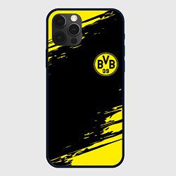 Чехол для iPhone 12 Pro BORUSSIA, цвет: 3D-черный