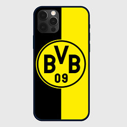 Чехол для iPhone 12 Pro BORUSSIA, цвет: 3D-черный