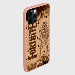 Чехол для iPhone 12 Pro Fortnite, цвет: 3D-светло-розовый — фото 2
