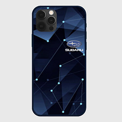 Чехол для iPhone 12 Pro SUBARU, цвет: 3D-черный