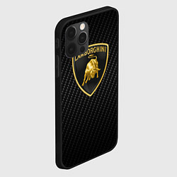 Чехол для iPhone 12 Pro Lamborghini Z, цвет: 3D-черный — фото 2