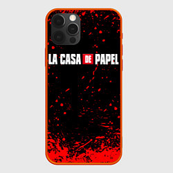 Чехол для iPhone 12 Pro La Casa de Papel спина Z, цвет: 3D-красный