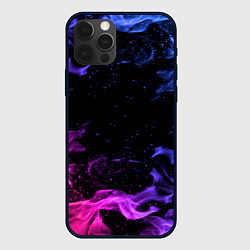 Чехол для iPhone 12 Pro ОГОНЬ НЕОН, цвет: 3D-черный