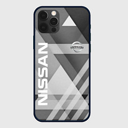 Чехол для iPhone 12 Pro NISSAN, цвет: 3D-черный