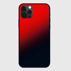 Чехол для iPhone 12 Pro RED, цвет: 3D-черный