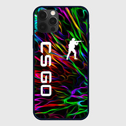 Чехол для iPhone 12 Pro CS GO КС ГО, цвет: 3D-черный