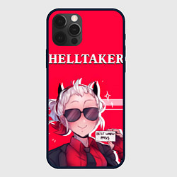 Чехол для iPhone 12 Pro HELLTAKER, цвет: 3D-черный