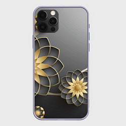 Чехол iPhone 12 Pro 3D цветы