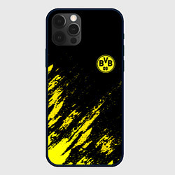 Чехол для iPhone 12 Pro BORUSSIA, цвет: 3D-черный