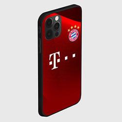 Чехол для iPhone 12 Pro BAYERN MUNCHEN, цвет: 3D-черный — фото 2