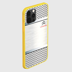 Чехол для iPhone 12 Pro CITROEN, цвет: 3D-желтый — фото 2