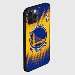 Чехол для iPhone 12 Pro Golden State Warriors, цвет: 3D-черный — фото 2