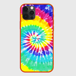 Чехол iPhone 12 Pro TIE-DYE СТЕНА