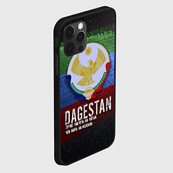 Чехол для iPhone 12 Pro Дагестан - Кавказ Сила, цвет: 3D-черный — фото 2
