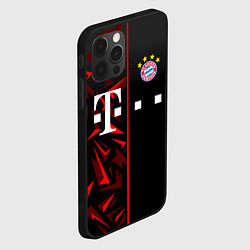 Чехол для iPhone 12 Pro FC Bayern Munchen Форма, цвет: 3D-черный — фото 2