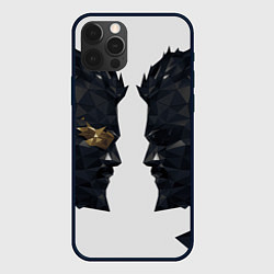 Чехол iPhone 12 Pro Отражение Адама Дженсена Deus Ex