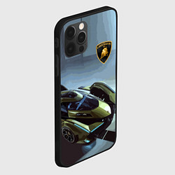 Чехол для iPhone 12 Pro Lamborghini - motorsport extreme, цвет: 3D-черный — фото 2