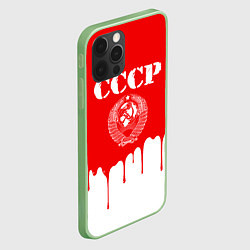 Чехол для iPhone 12 Pro СССР, цвет: 3D-салатовый — фото 2