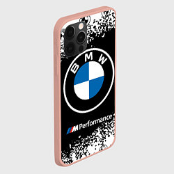 Чехол для iPhone 12 Pro BMW БМВ, цвет: 3D-светло-розовый — фото 2