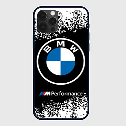 Чехол для iPhone 12 Pro BMW БМВ, цвет: 3D-черный