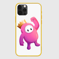 Чехол для iPhone 12 Pro Fall Guys, цвет: 3D-желтый