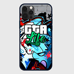 Чехол для iPhone 12 Pro GTA LIFE, цвет: 3D-черный
