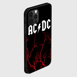 Чехол для iPhone 12 Pro AC DС, цвет: 3D-черный — фото 2