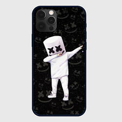 Чехол для iPhone 12 Pro MARSHMELLO, цвет: 3D-черный