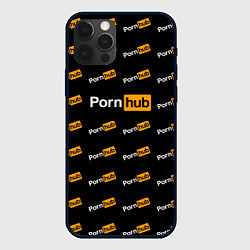 Чехол для iPhone 12 Pro Porn Hub, цвет: 3D-черный