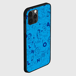 Чехол для iPhone 12 Pro Наполи Блю, цвет: 3D-черный — фото 2