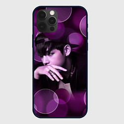 Чехол для iPhone 12 Pro BTS, цвет: 3D-черный