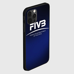 Чехол для iPhone 12 Pro FIVB Volleyball, цвет: 3D-черный — фото 2