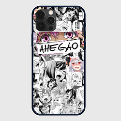 Чехол для iPhone 12 Pro Ахегао Ahegao, цвет: 3D-черный