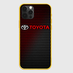 Чехол для iPhone 12 Pro TOYOTA ТОЙОТА, цвет: 3D-желтый