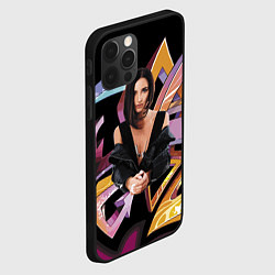 Чехол для iPhone 12 Pro Supergirl, цвет: 3D-черный — фото 2