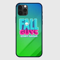 Чехол для iPhone 12 Pro FALL GUYS, цвет: 3D-черный