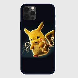Чехол для iPhone 12 Pro Pikachu Pika Pika, цвет: 3D-черный