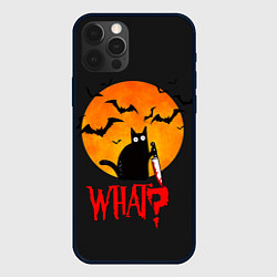 Чехол iPhone 12 Pro What Cat Halloween