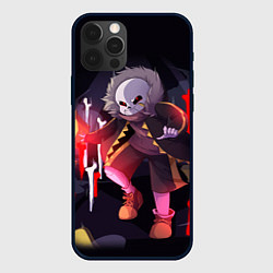 Чехол для iPhone 12 Pro UNDERTALE, цвет: 3D-черный