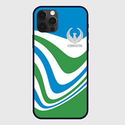Чехол iPhone 12 Pro Узбекистан - герб страны
