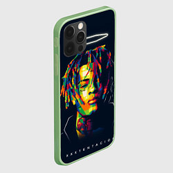 Чехол для iPhone 12 Pro XXXTENTACION, цвет: 3D-салатовый — фото 2