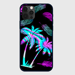 Чехол для iPhone 12 Pro Неоновое лето, цвет: 3D-черный