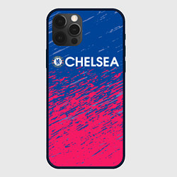 Чехол для iPhone 12 Pro Chelsea Челси, цвет: 3D-черный