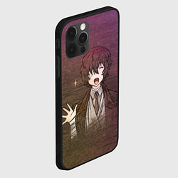 Чехол для iPhone 12 Pro Дазай Осаму, цвет: 3D-черный — фото 2