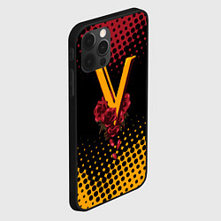 Чехол для iPhone 12 Pro CYBERPUNK 2077 VALENTINO, цвет: 3D-черный — фото 2